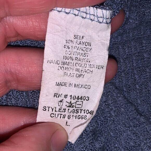 Altar’d State Womens Sweater Top Waffle Knit Balloon Sleeve Pullover Large - Picture 11 of 11